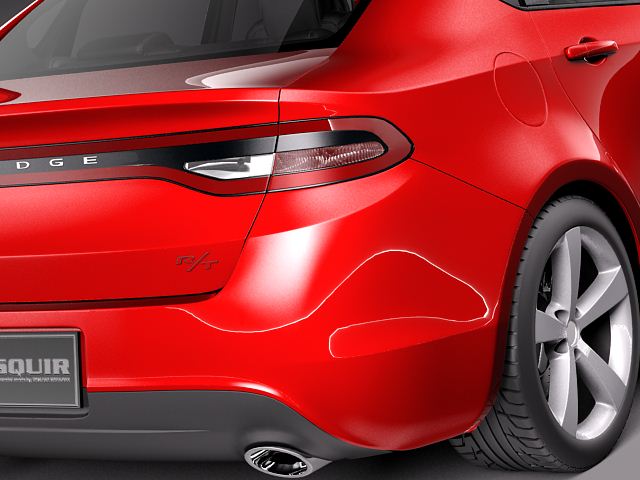 Dodge Dart 2013 3D model_3