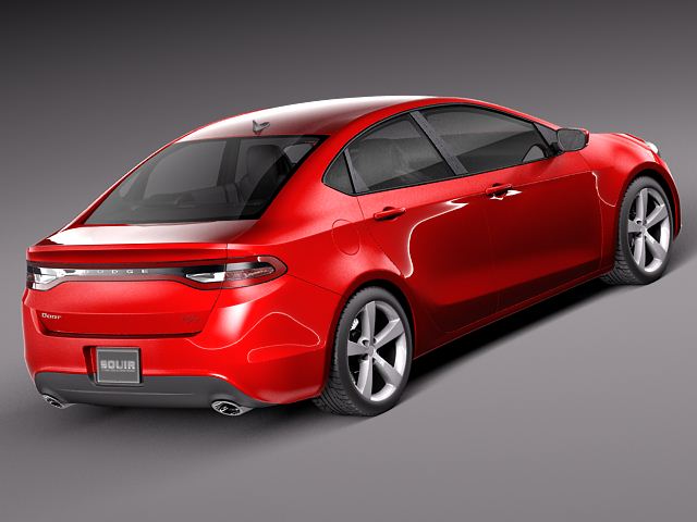 Dodge Dart 2013 3D model_4