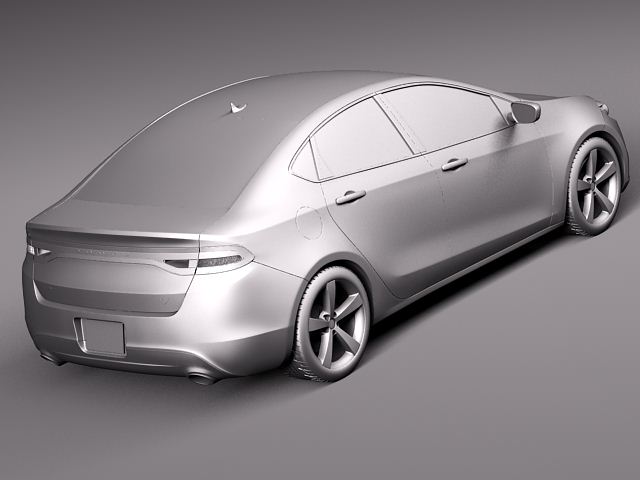Dodge Dart 2013 3D model_11