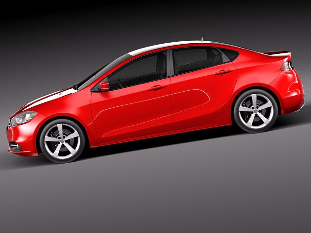 Dodge Dart 2013 3D model_6
