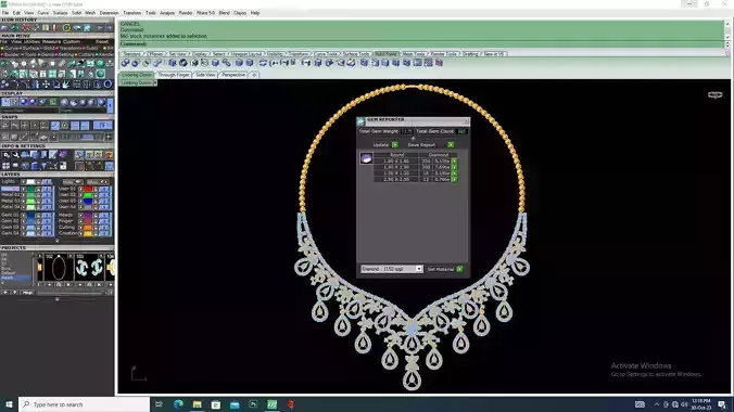 Riviere Diamond Necklace