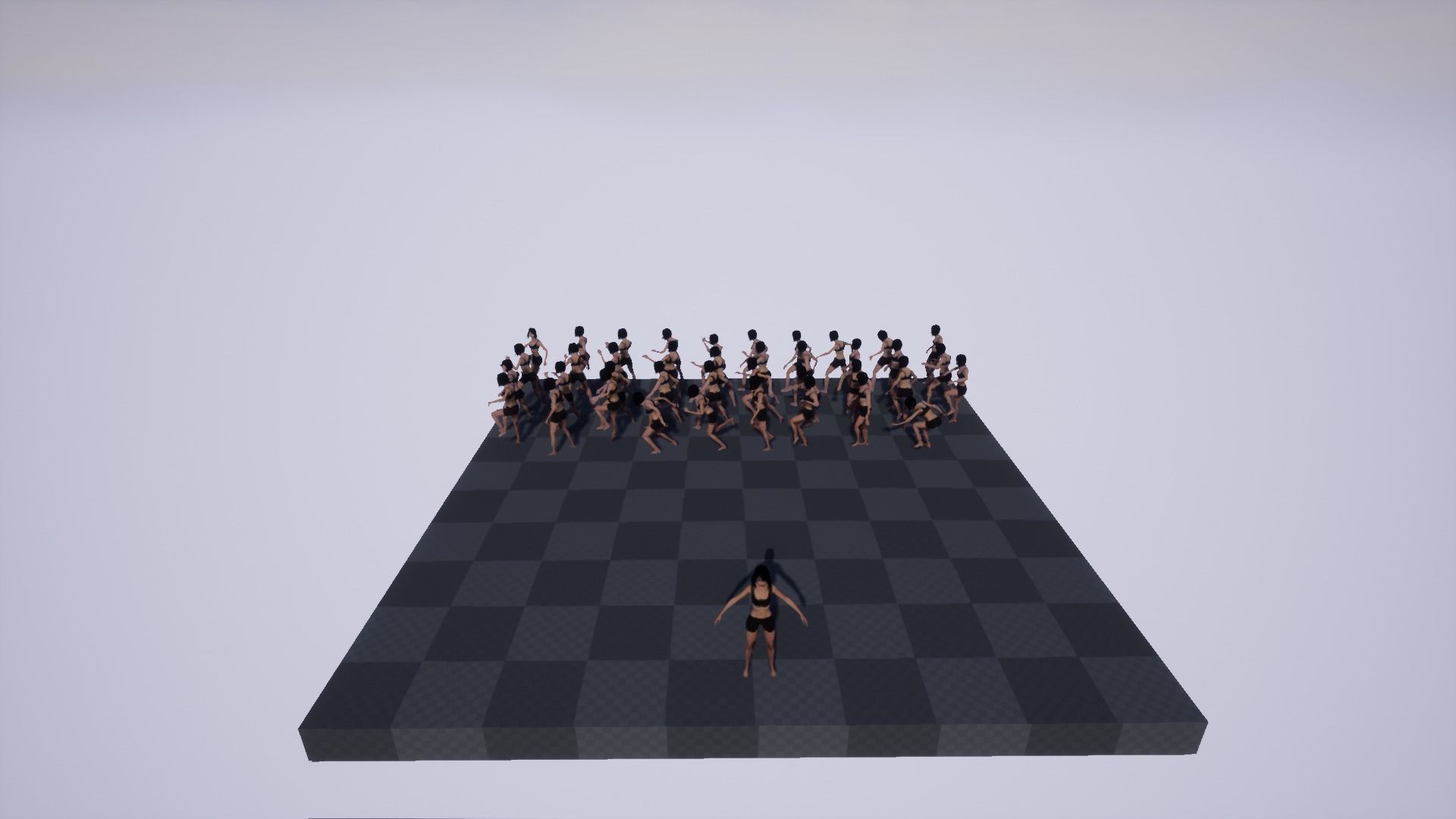 GIRL BASE MESH Low-poly 3D model_15