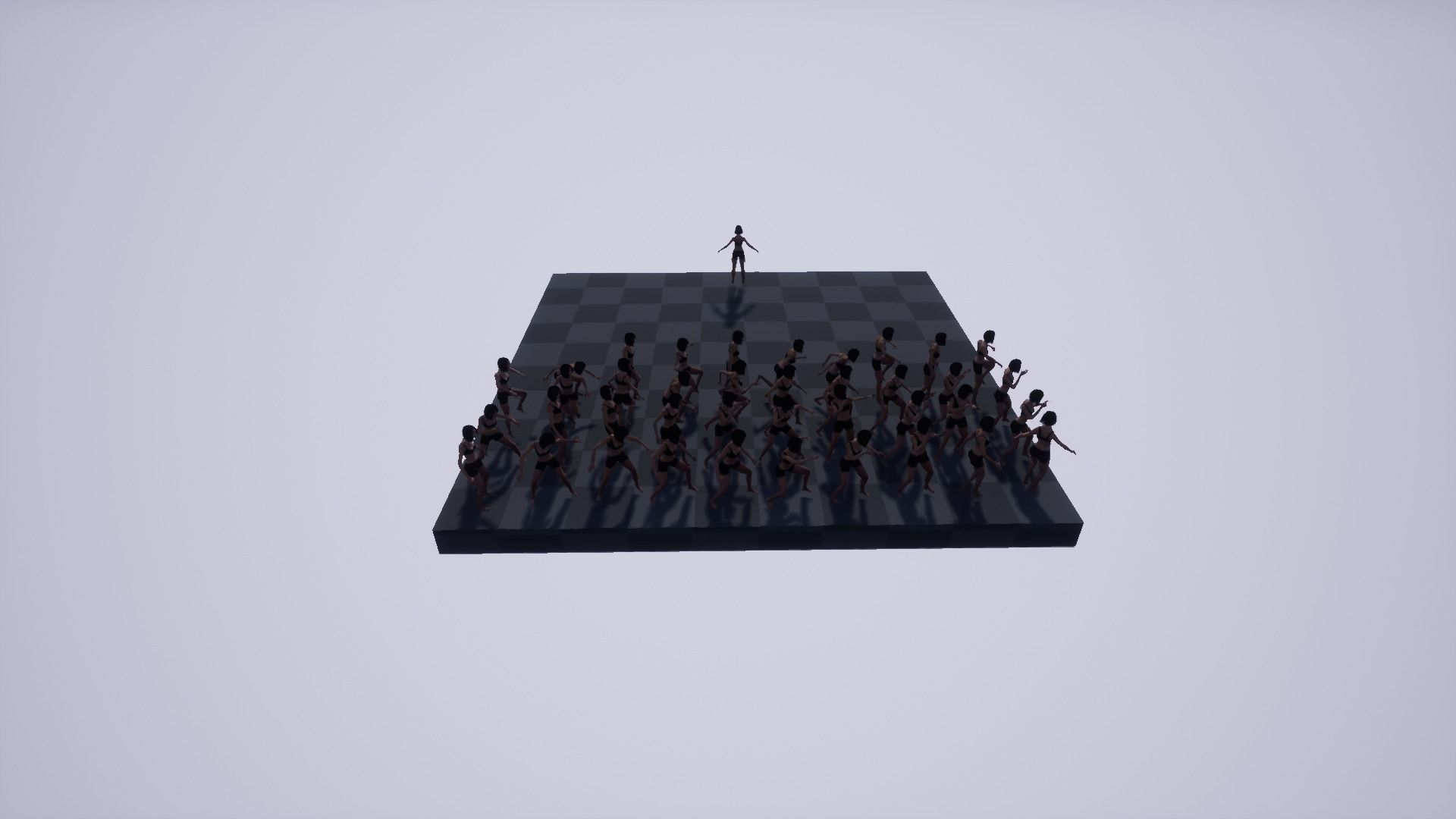 GIRL BASE MESH Low-poly 3D model_18