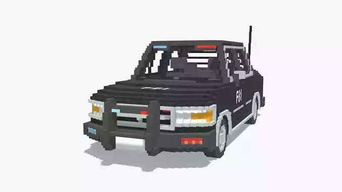 Voxel FBI Car