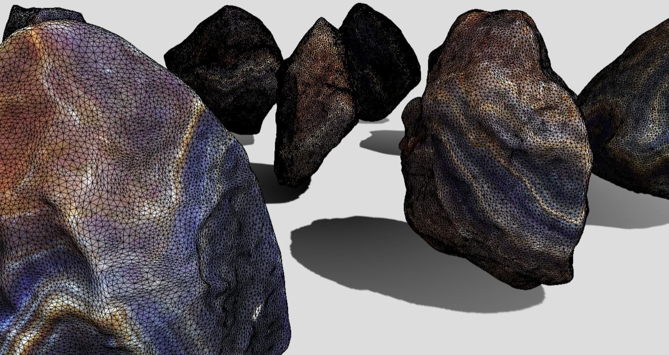 Agate MEGA Crystal Rock Collection 3D model_3