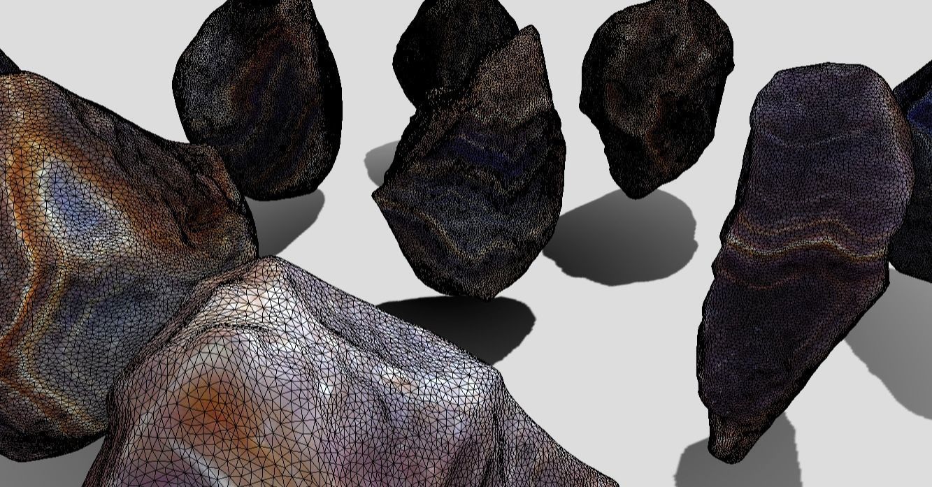 Agate MEGA Crystal Rock Collection 3D model_2