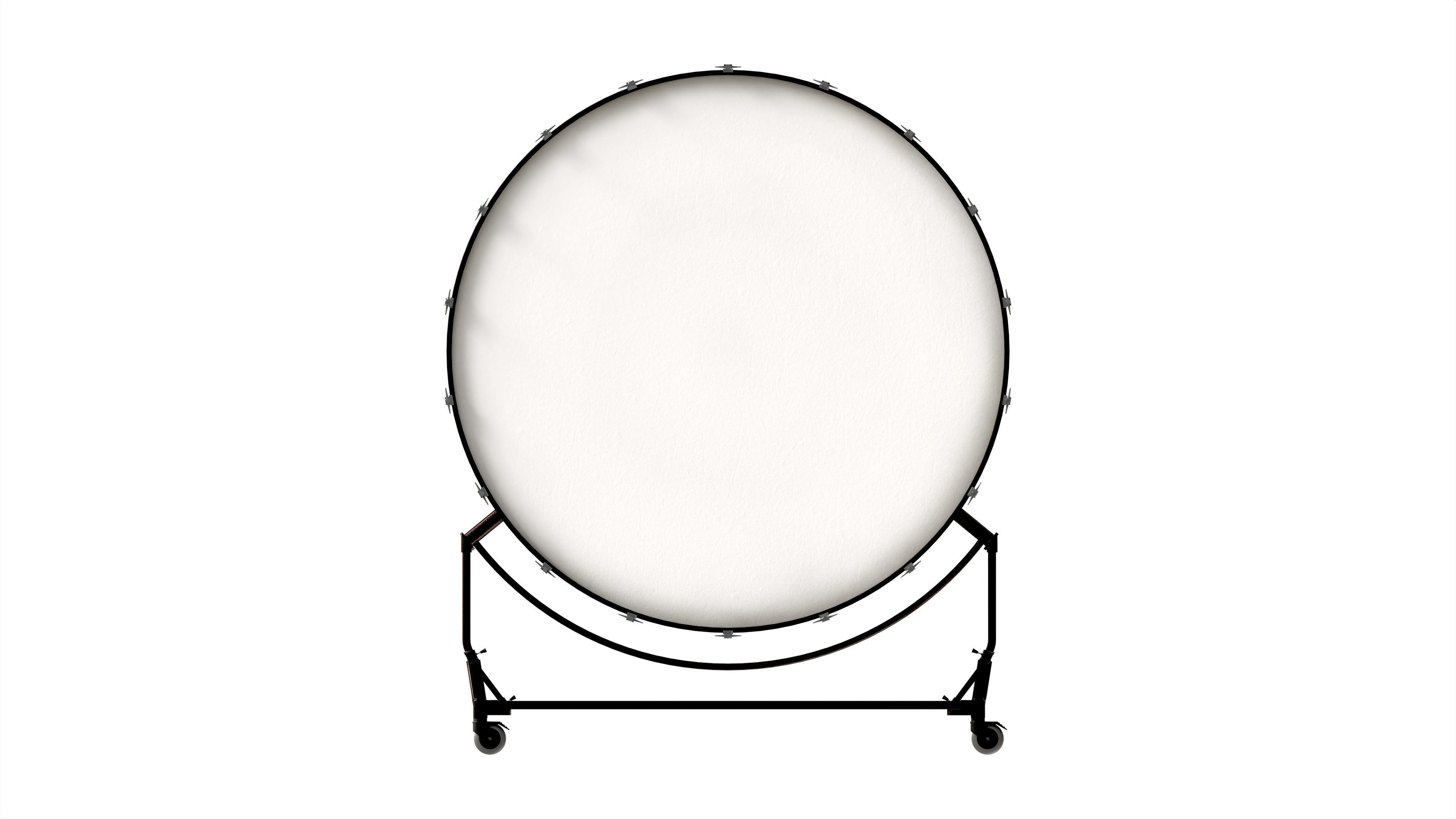 Concert Bass Drum 3D model_5