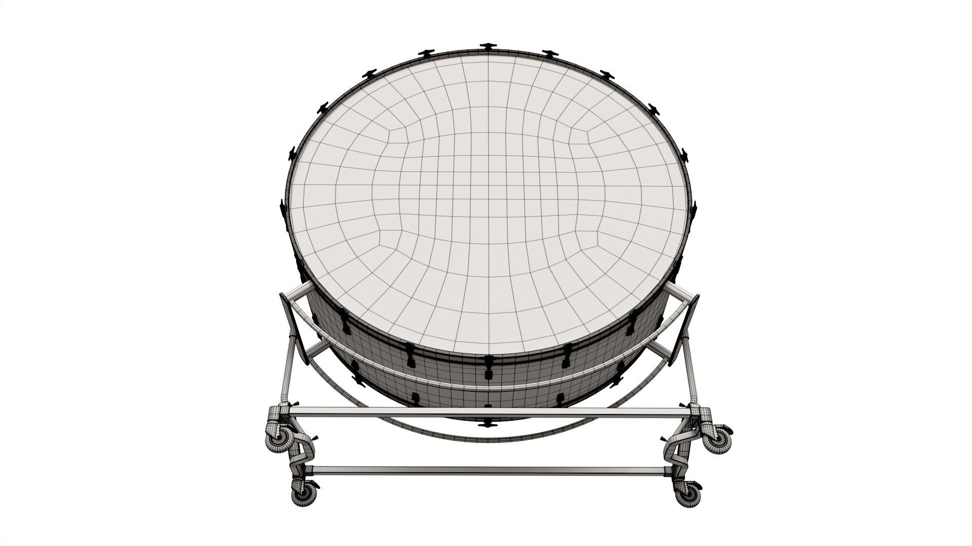 Concert Bass Drum 3D model_7