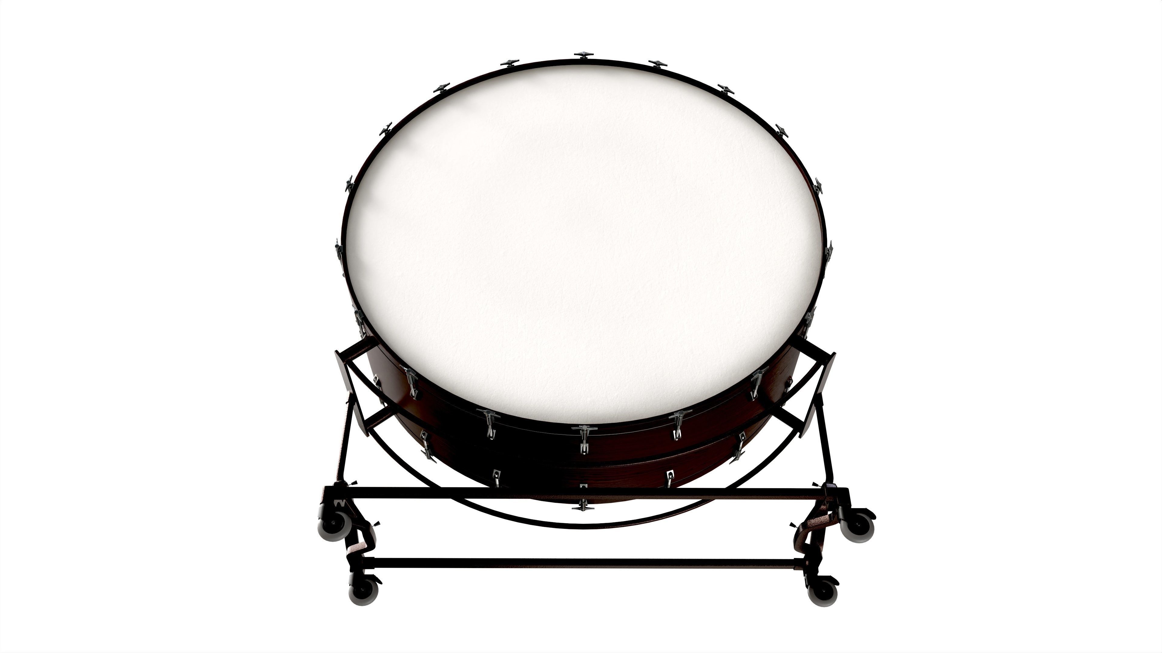 Concert Bass Drum 3D model_4