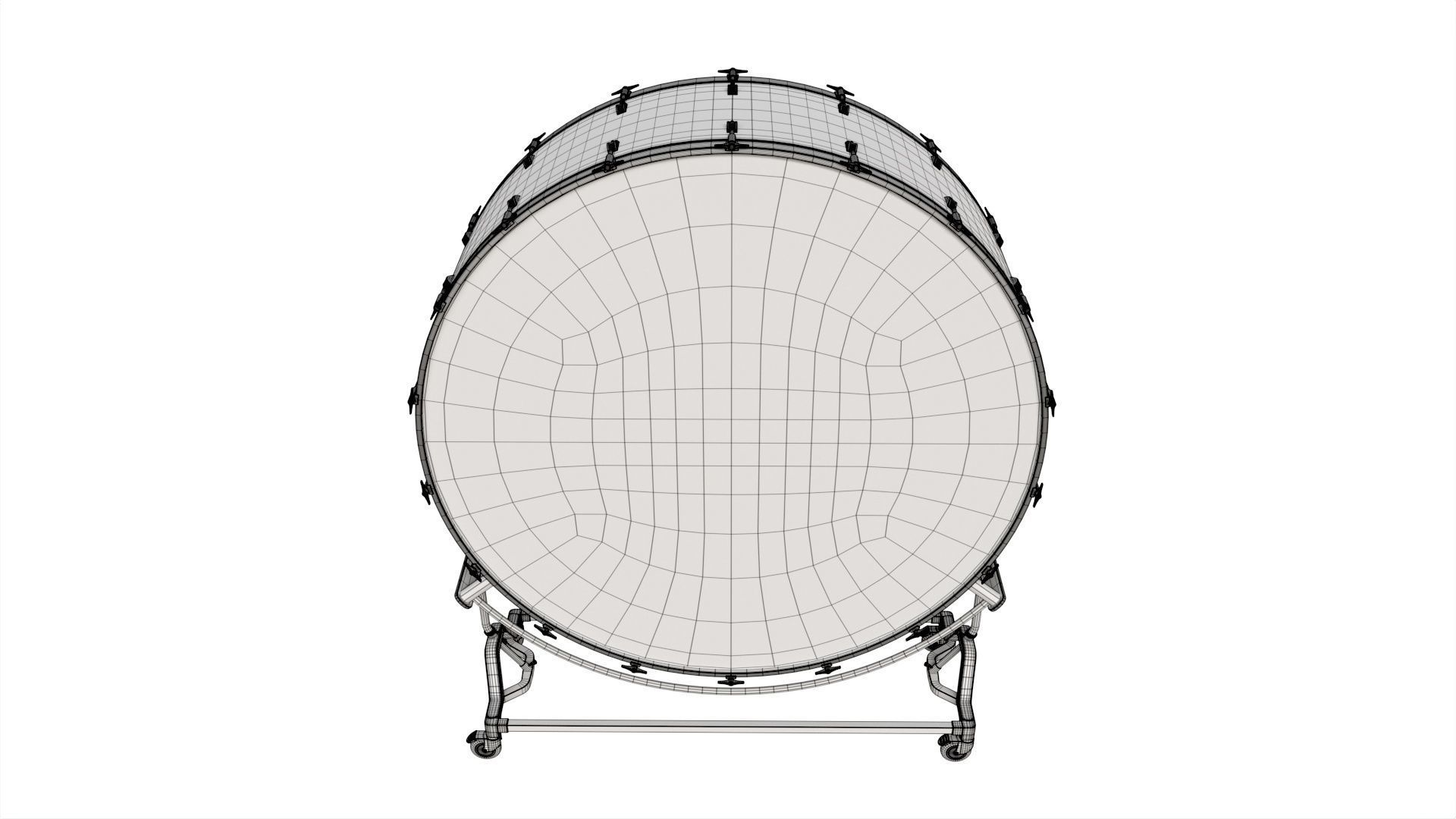Concert Bass Drum 3D model_8