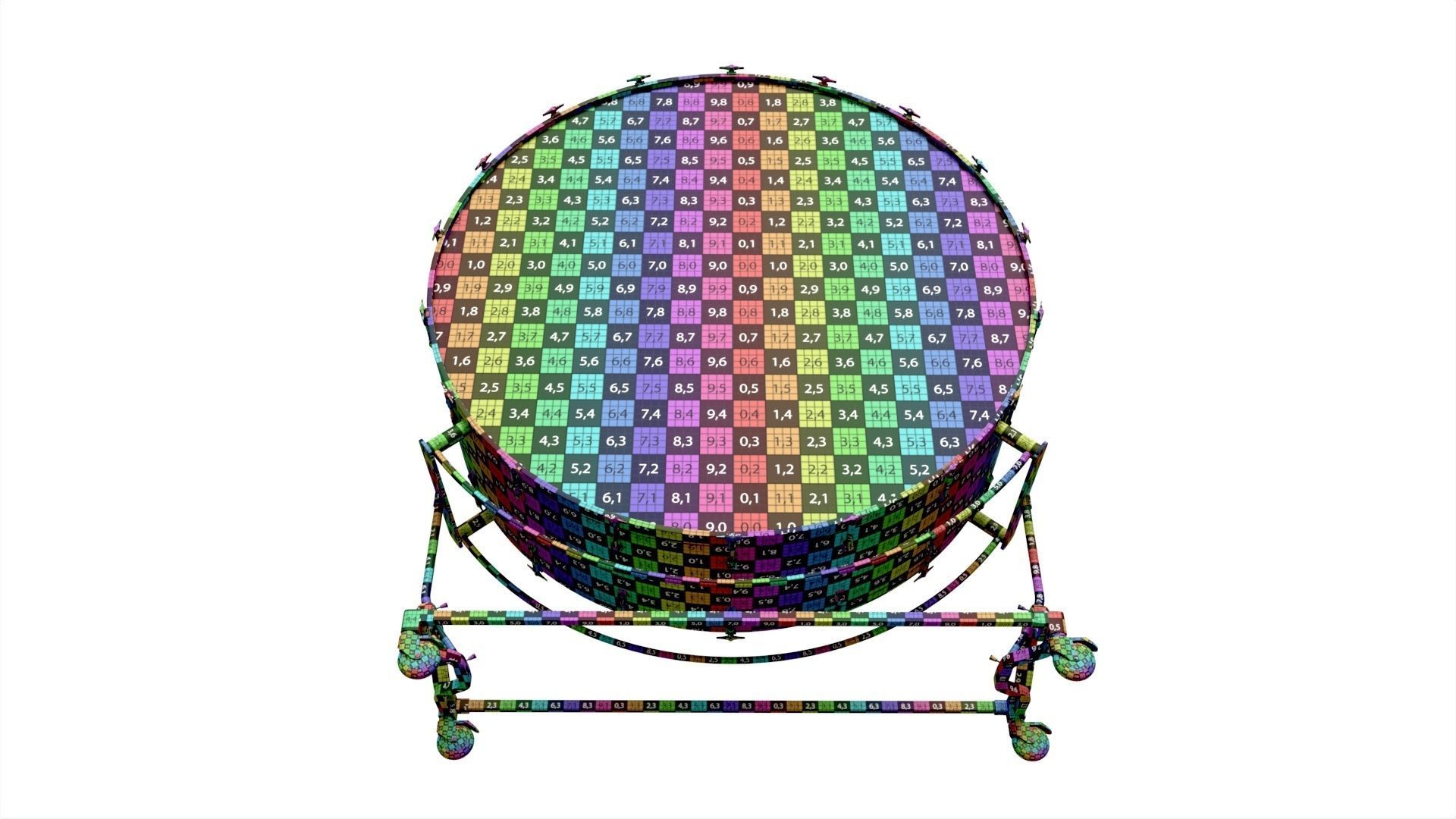 Concert Bass Drum 3D model_9