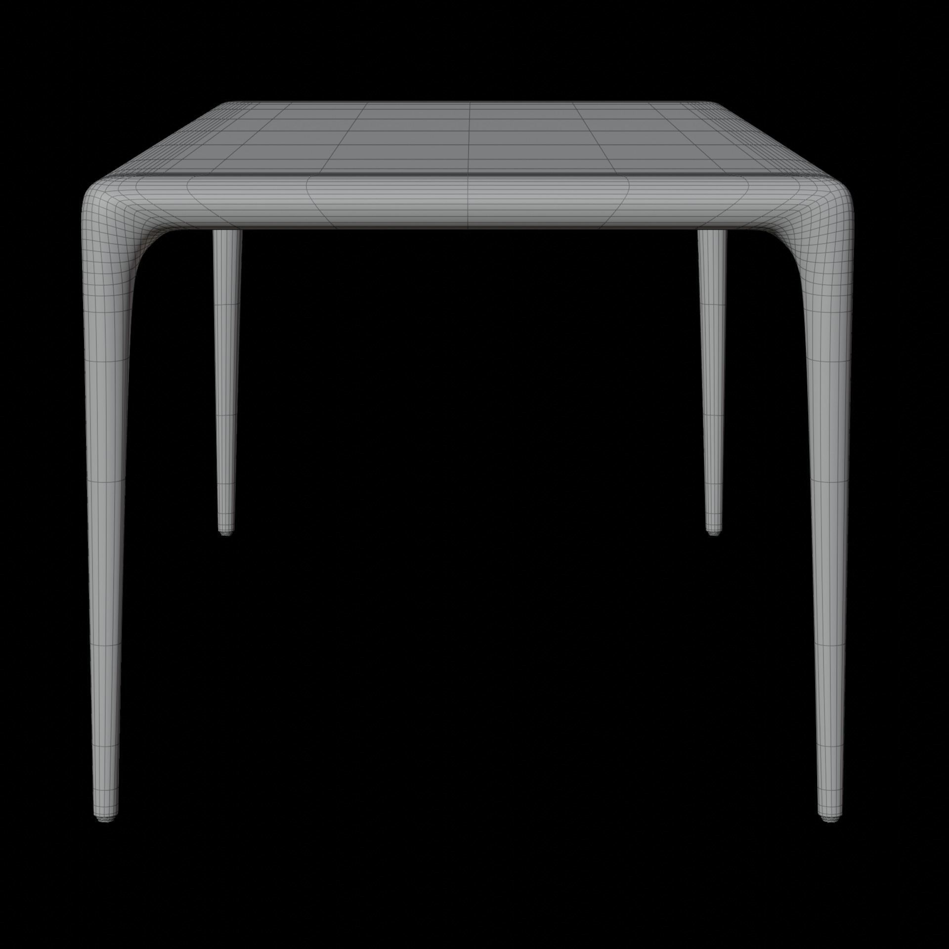 Wooden Dining Table 3D Model Artisan Latus 3D model_7