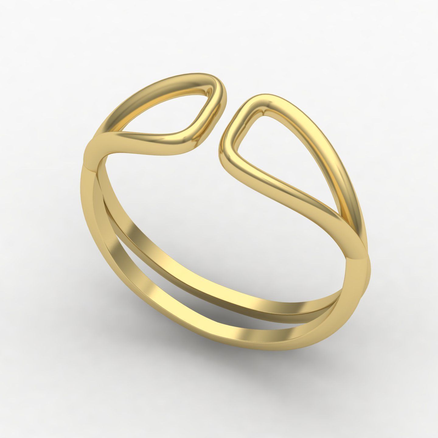 woman ring2 3D print model_9