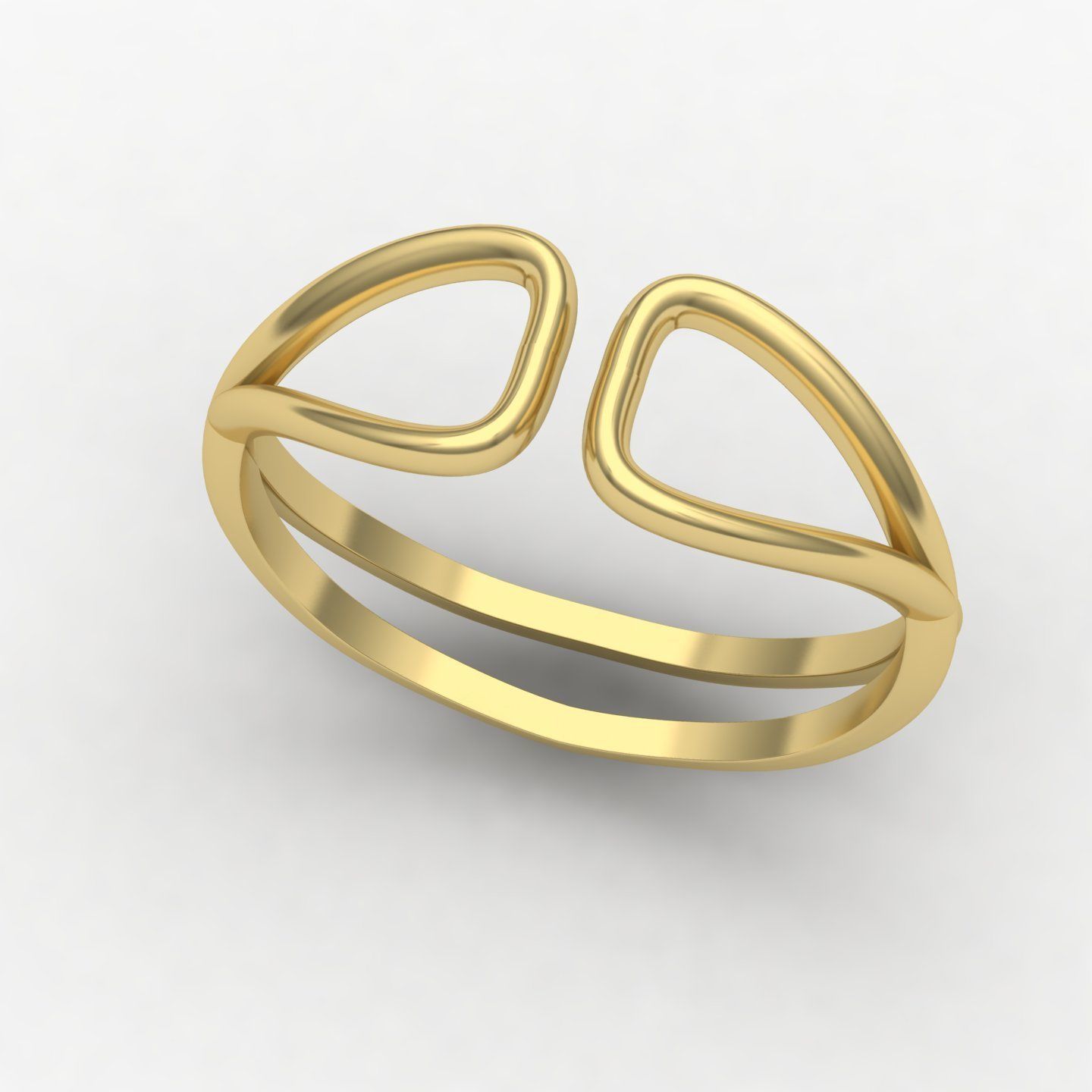 woman ring2 3D print model_8