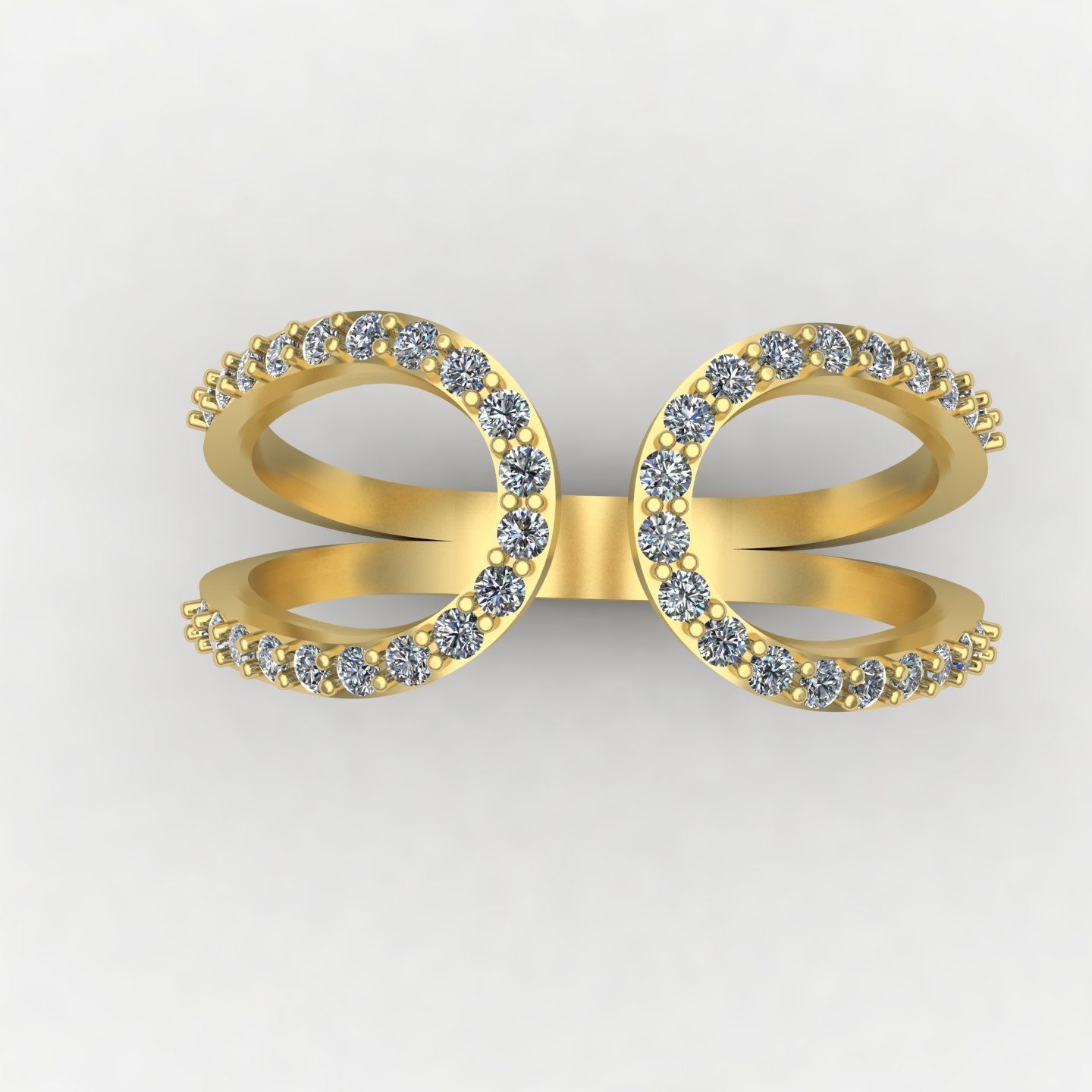 woman ring2 3D print model_6