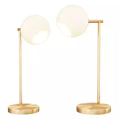 Staggered Glass Table Lamp 3D model