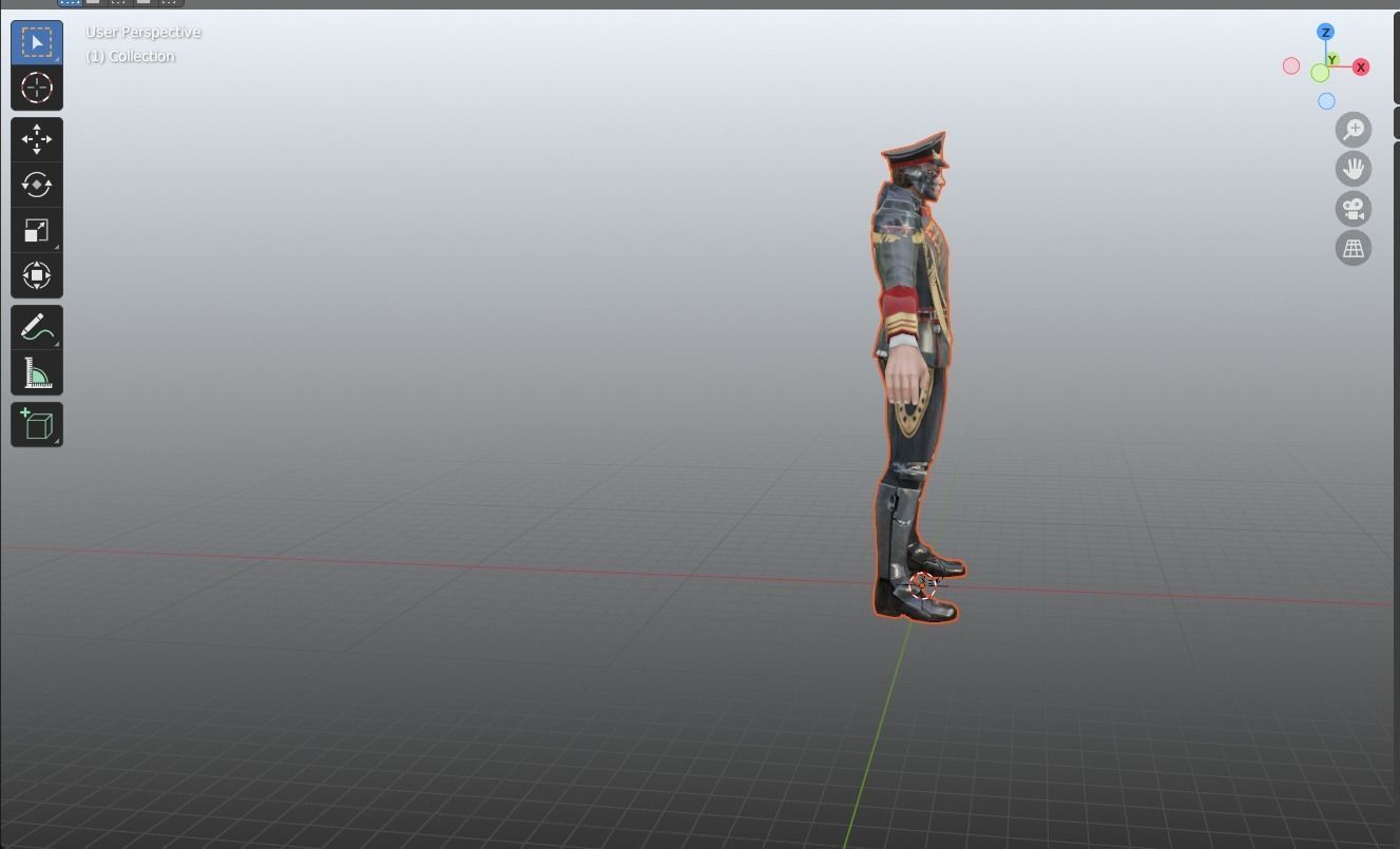 German Terminator 3D model_2