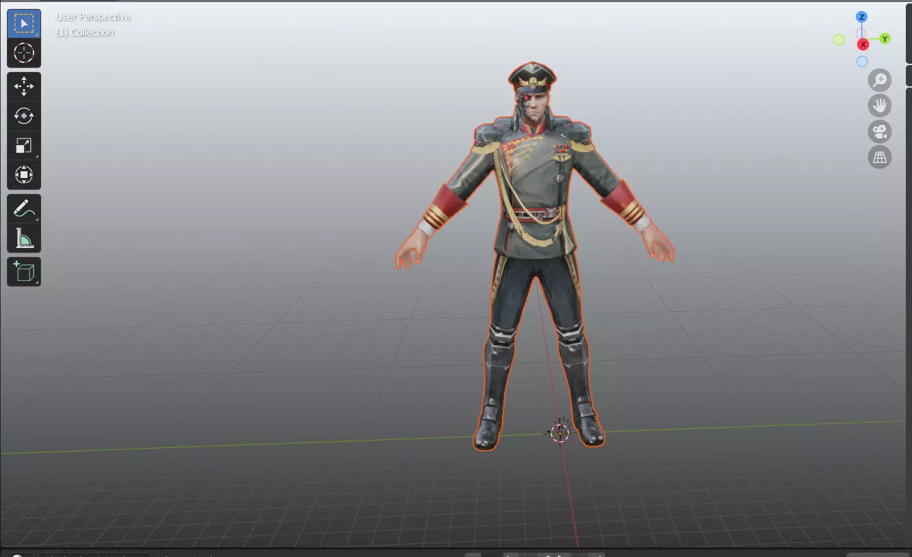 German Terminator 3D model_0