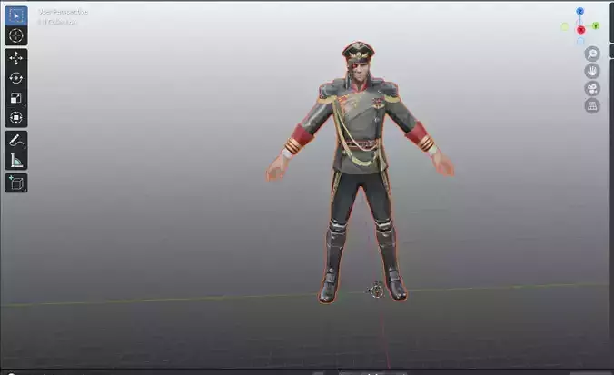 German Terminator 3D model