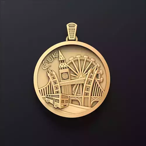 England Uk Pendant
