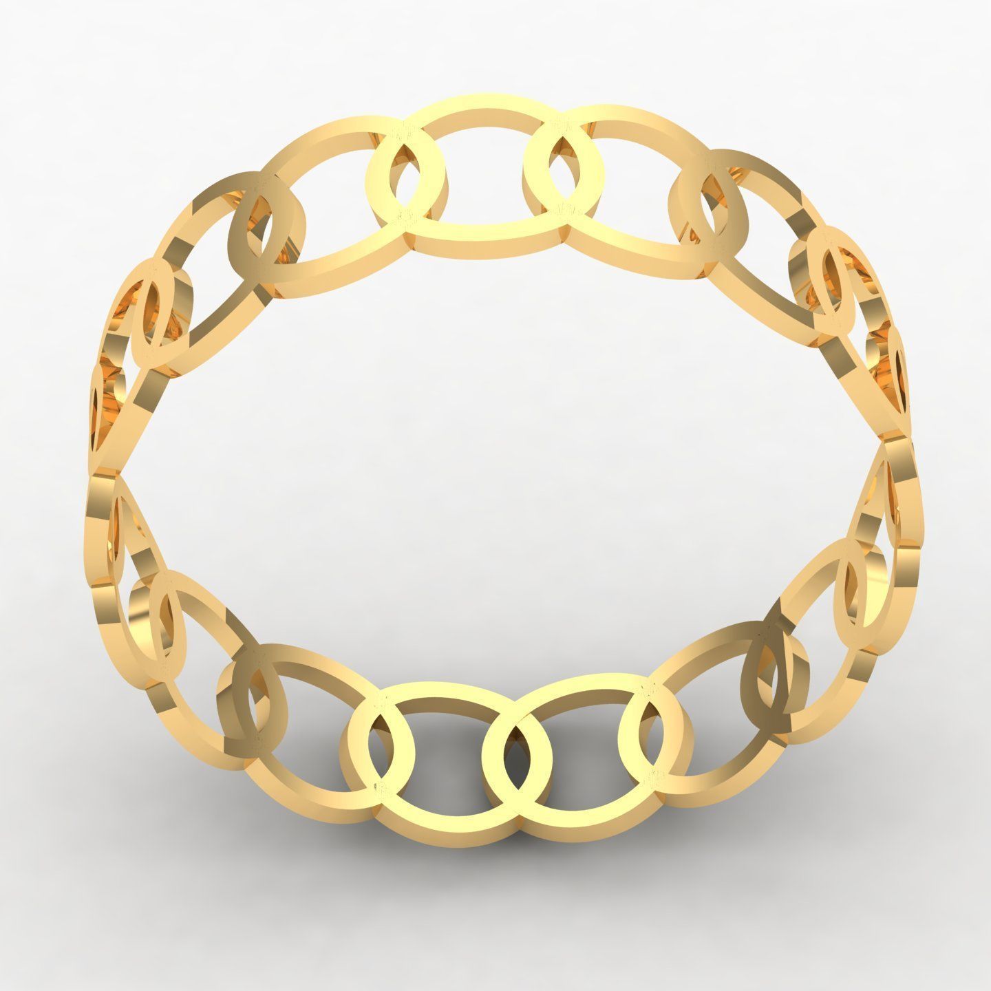 chain rings 3D print model_7