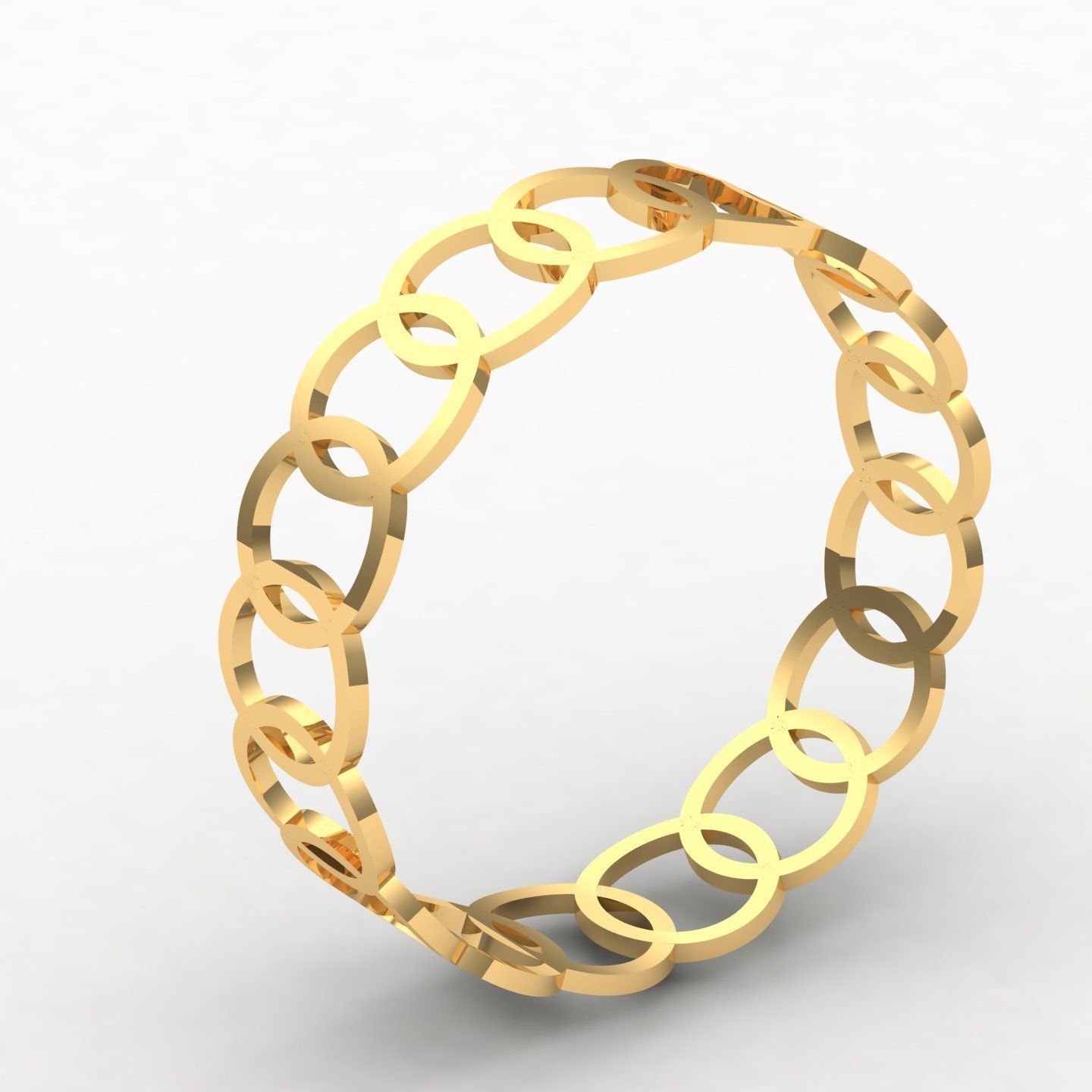 chain rings 3D print model_2