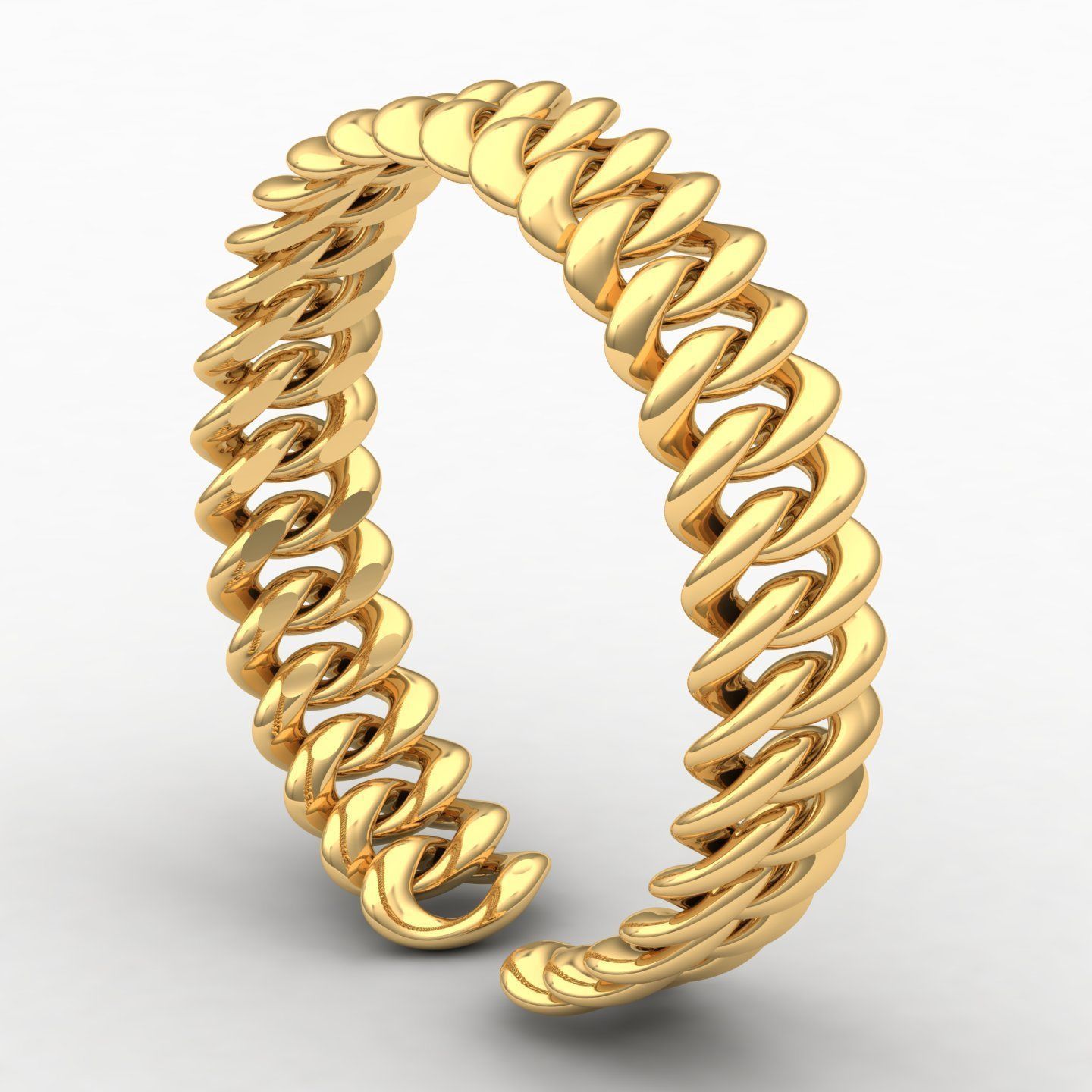 chain rings 3D print model_4