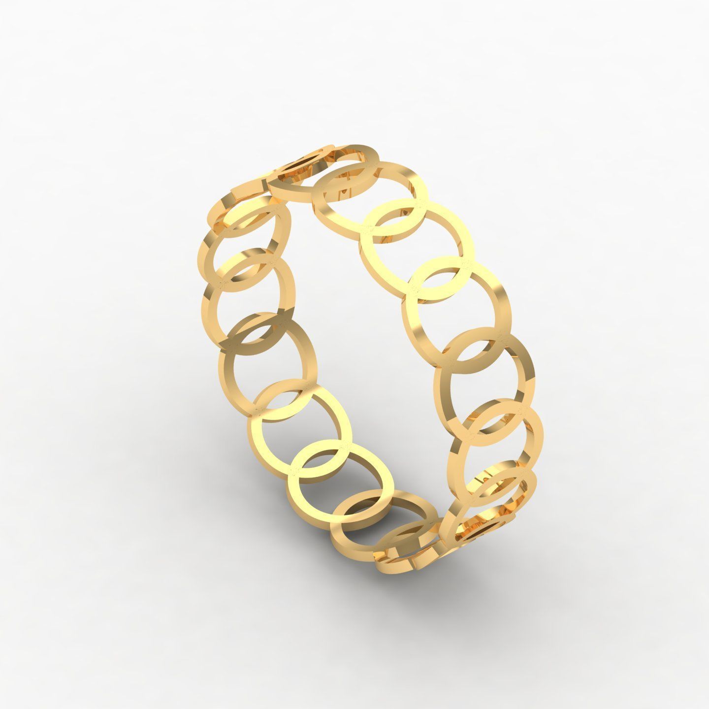 chain rings 3D print model_1