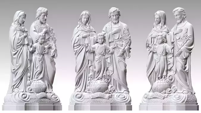 Holy Family - St Joseph - Virgin Mary - Baby Jesus