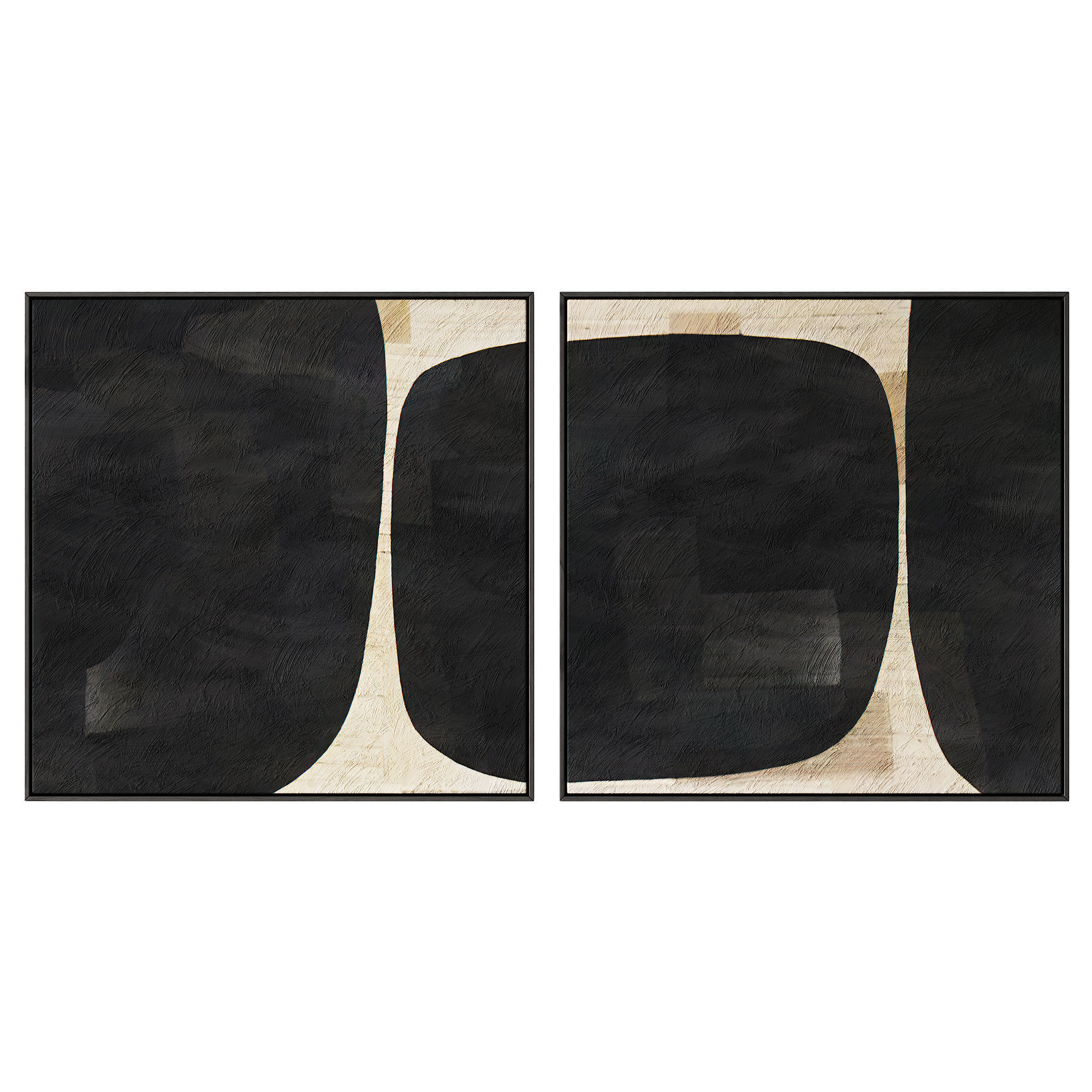 445 frame artwork 10 modern painting art 02 3D model_4