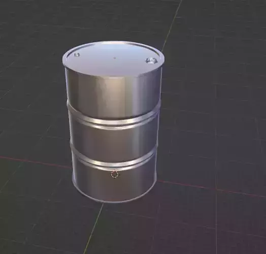 Metal Drum Barrel 1-35 scale