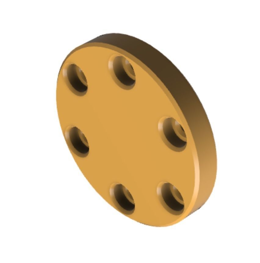 Flat Door Stopper 3D print model_13