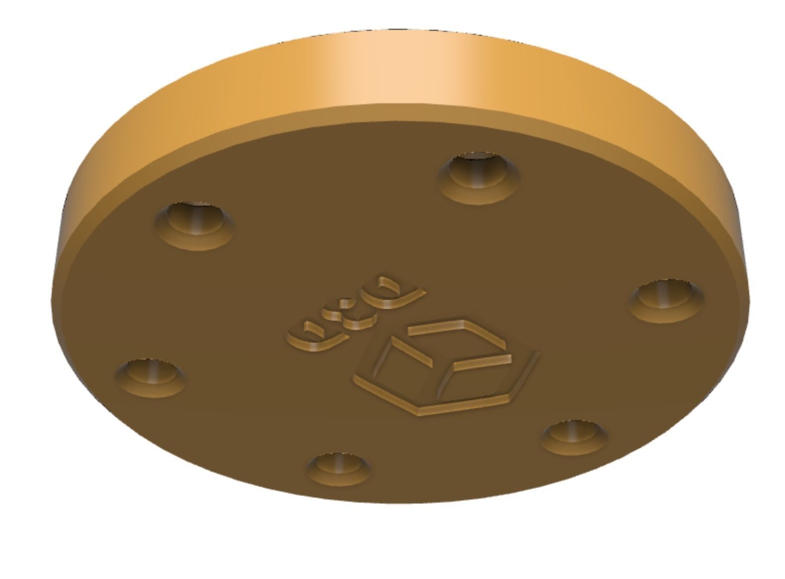 Flat Door Stopper 3D print model_14