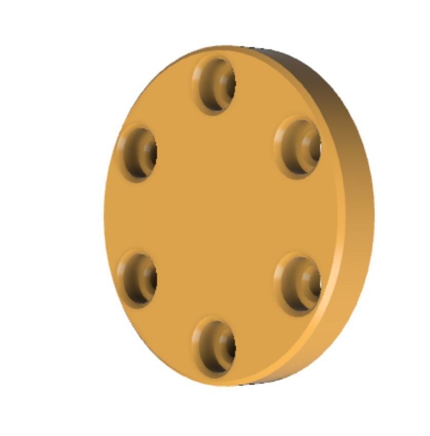 Flat Door Stopper 3D print model_12