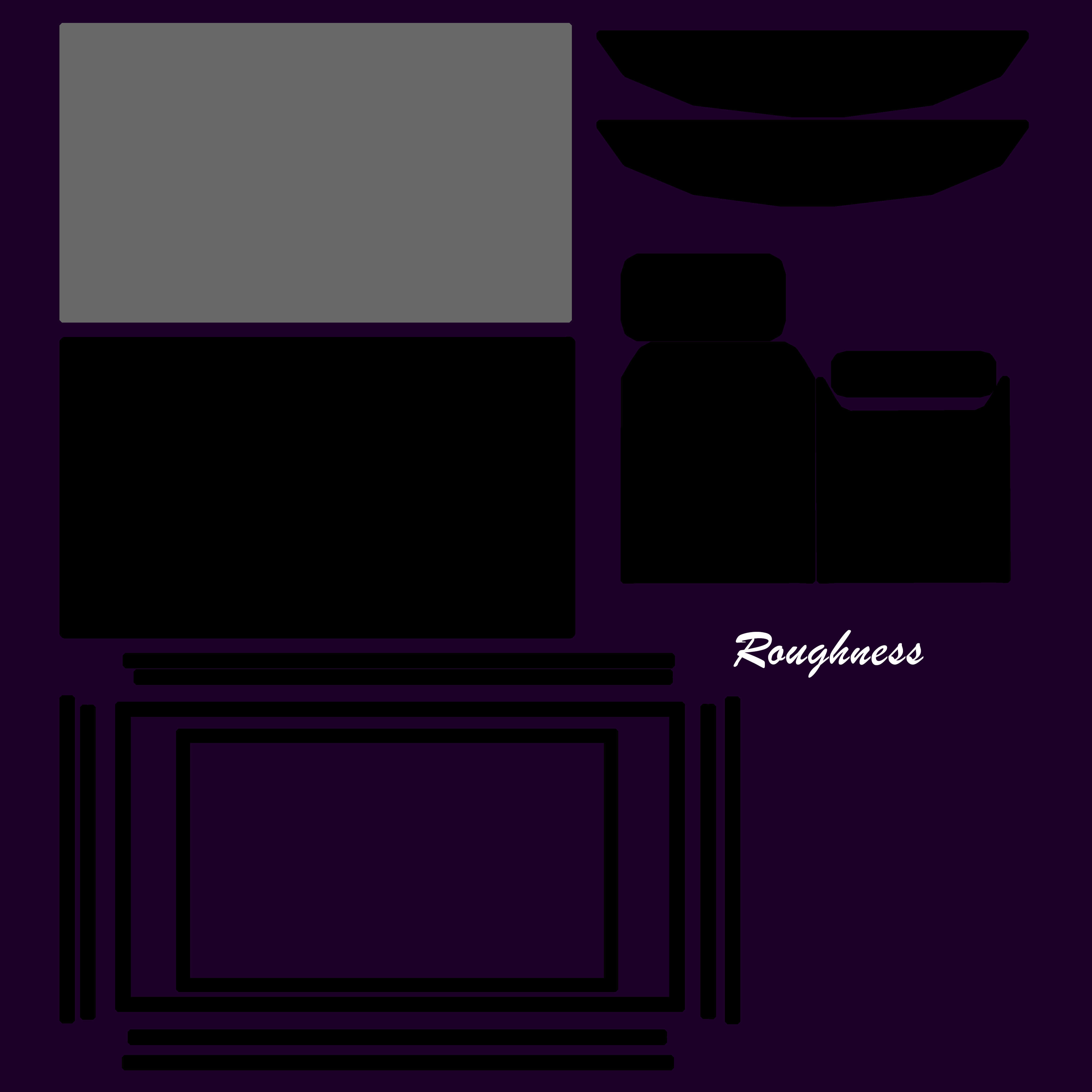 Television Low-poly 3D model_7