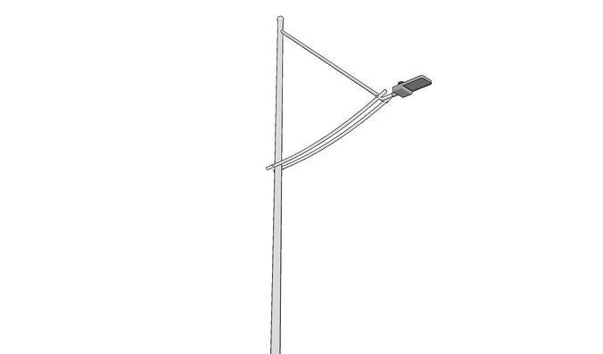 Light Pole - Lamp Post 07 3D model