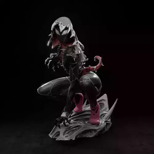 Gwenom statue 3D print model