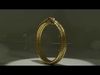 Ouroboros Snake ring 3D print model_1