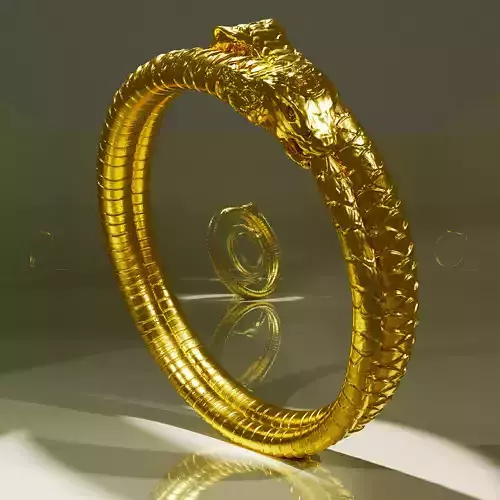 Ouroboros Snake ring