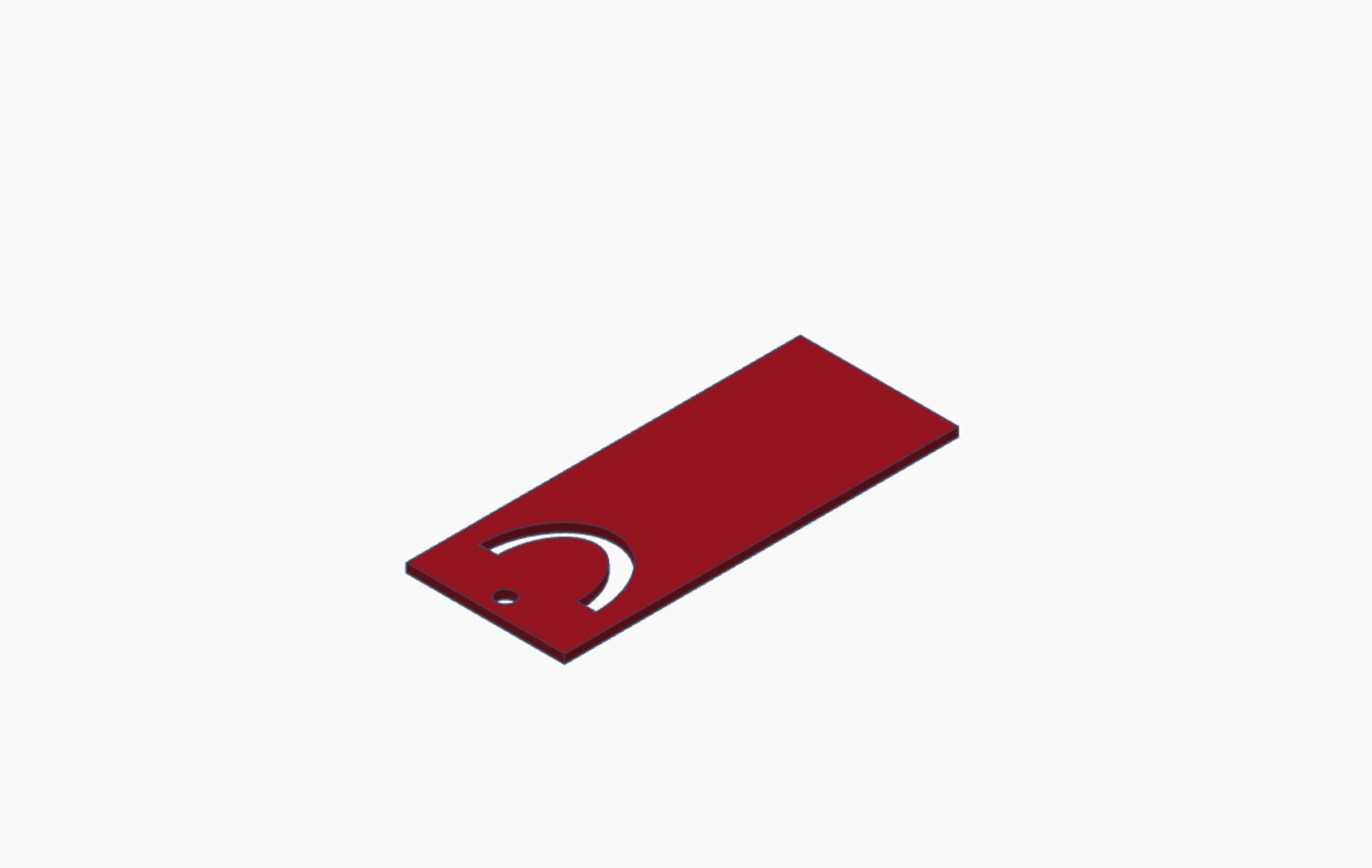Bookmark Free 3D print model_6