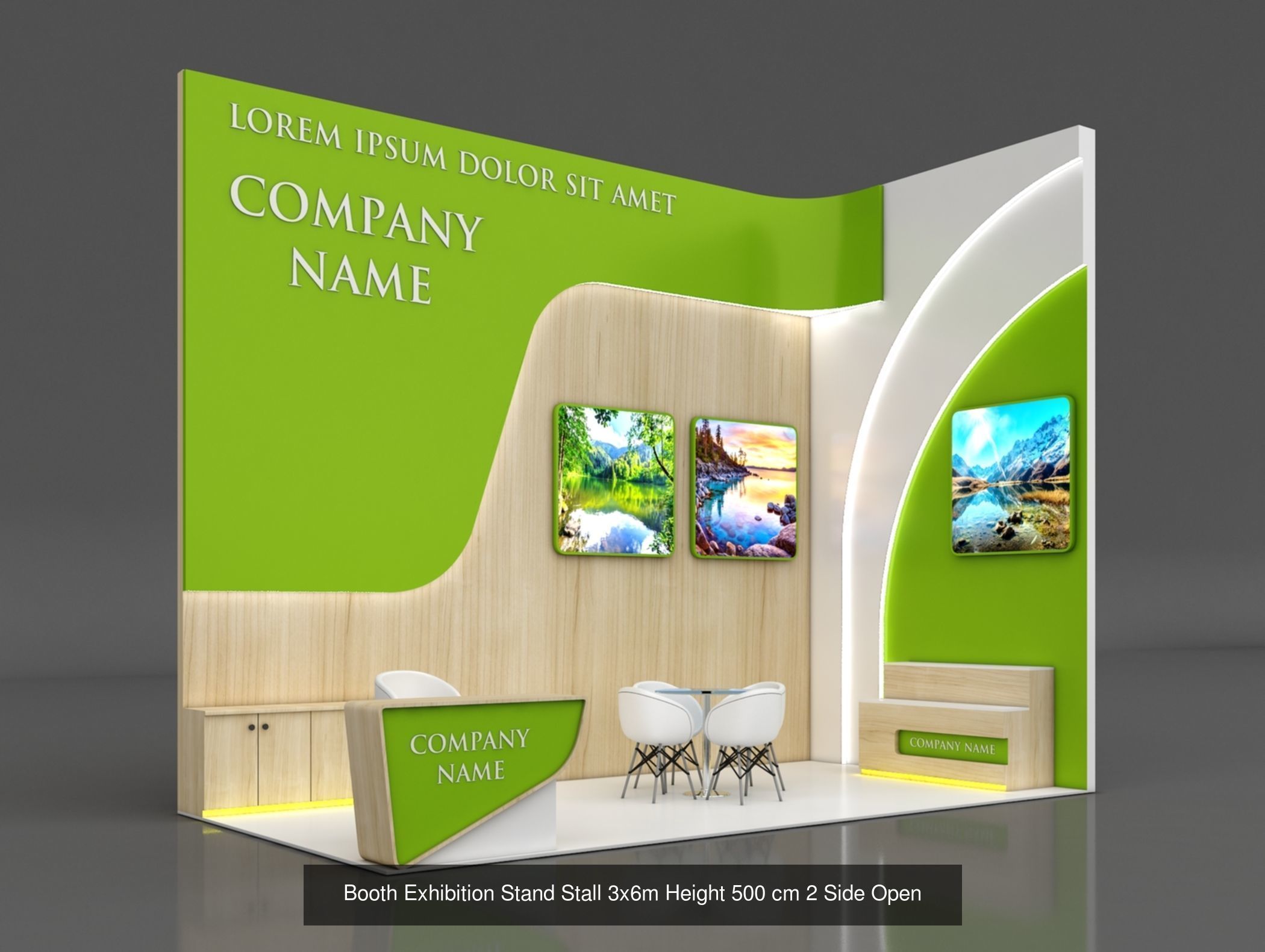 150 Exhibition Stand Stall Booth 150 3D model 3D Model Collection_79