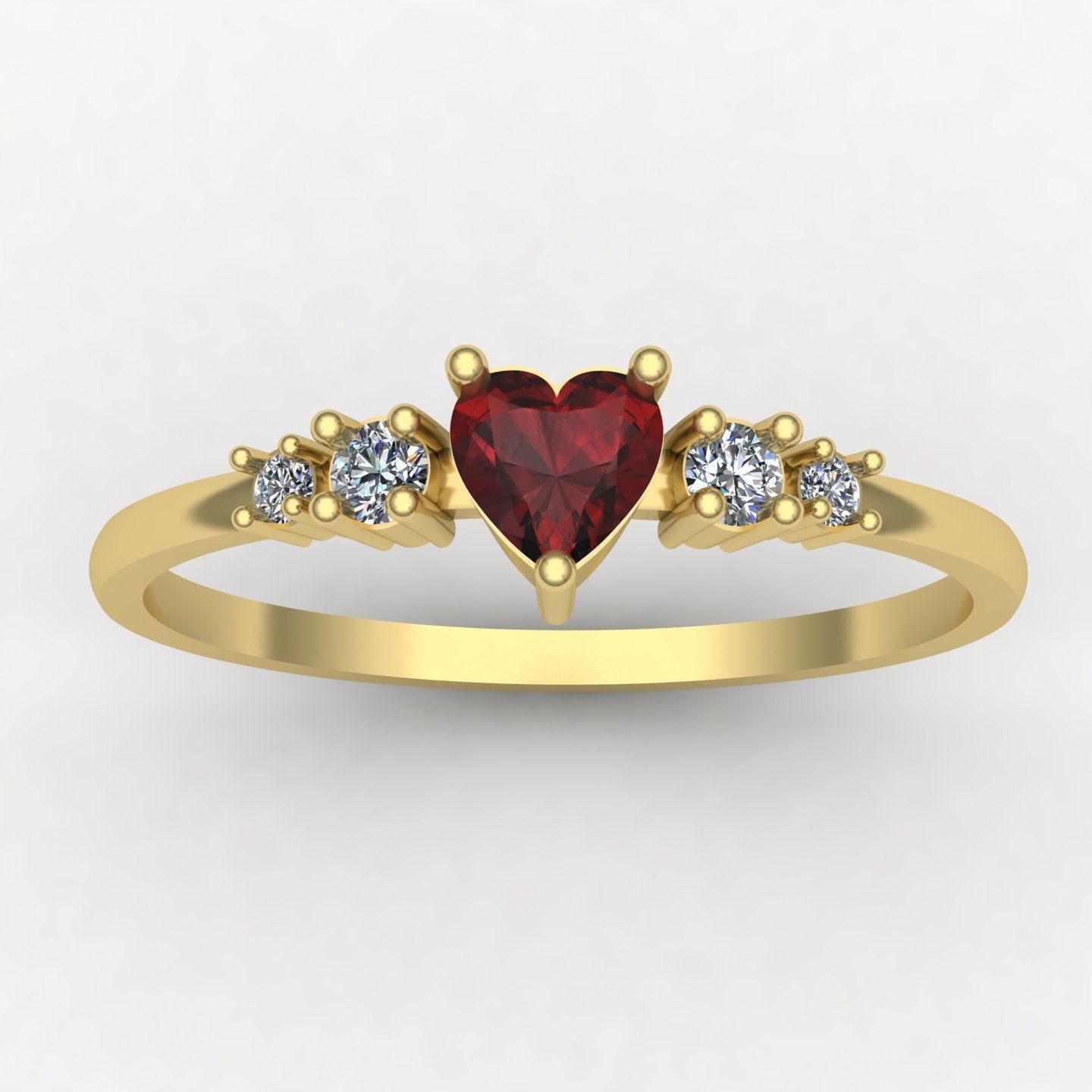woman ring3 3D print model_5