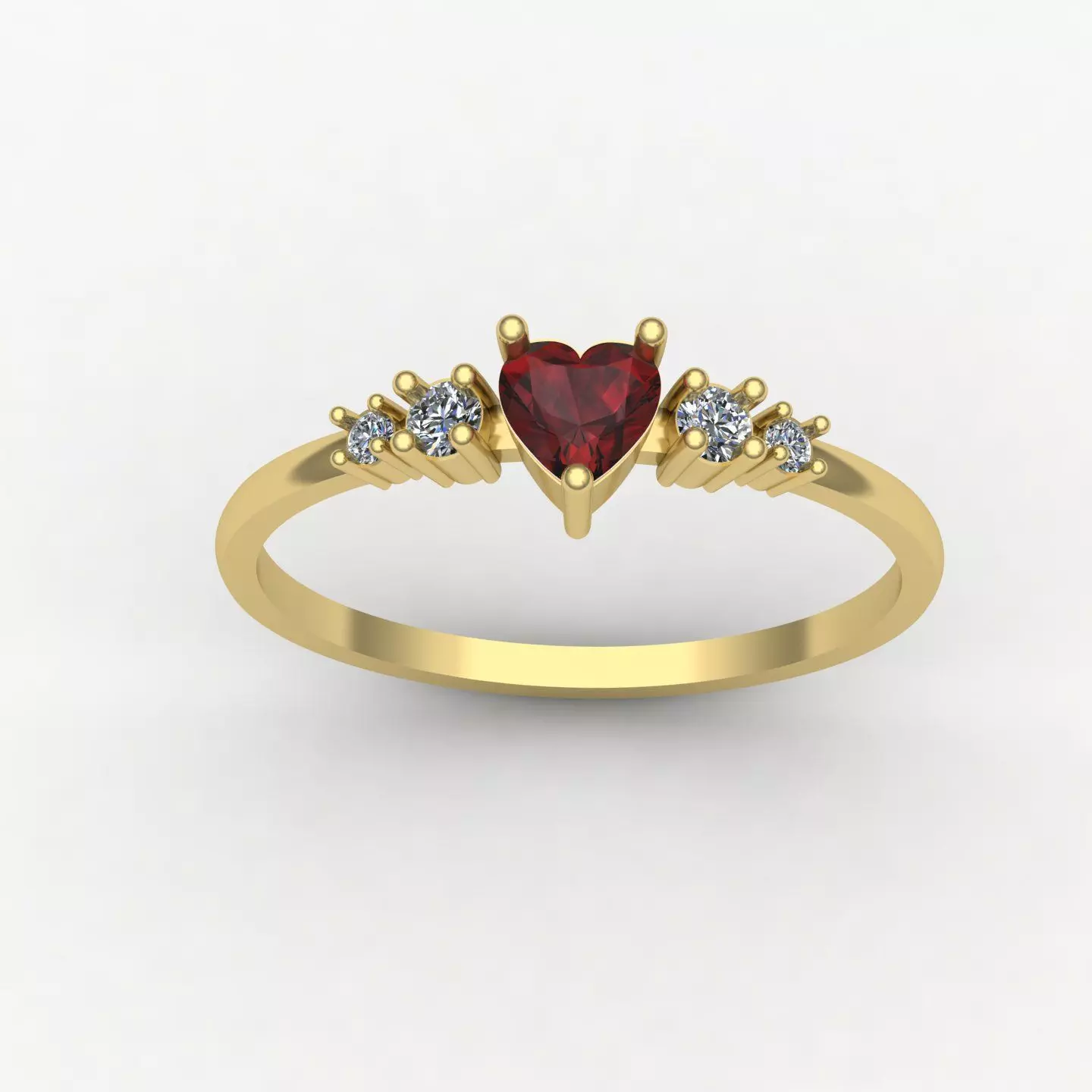 woman ring3 3D print model_0