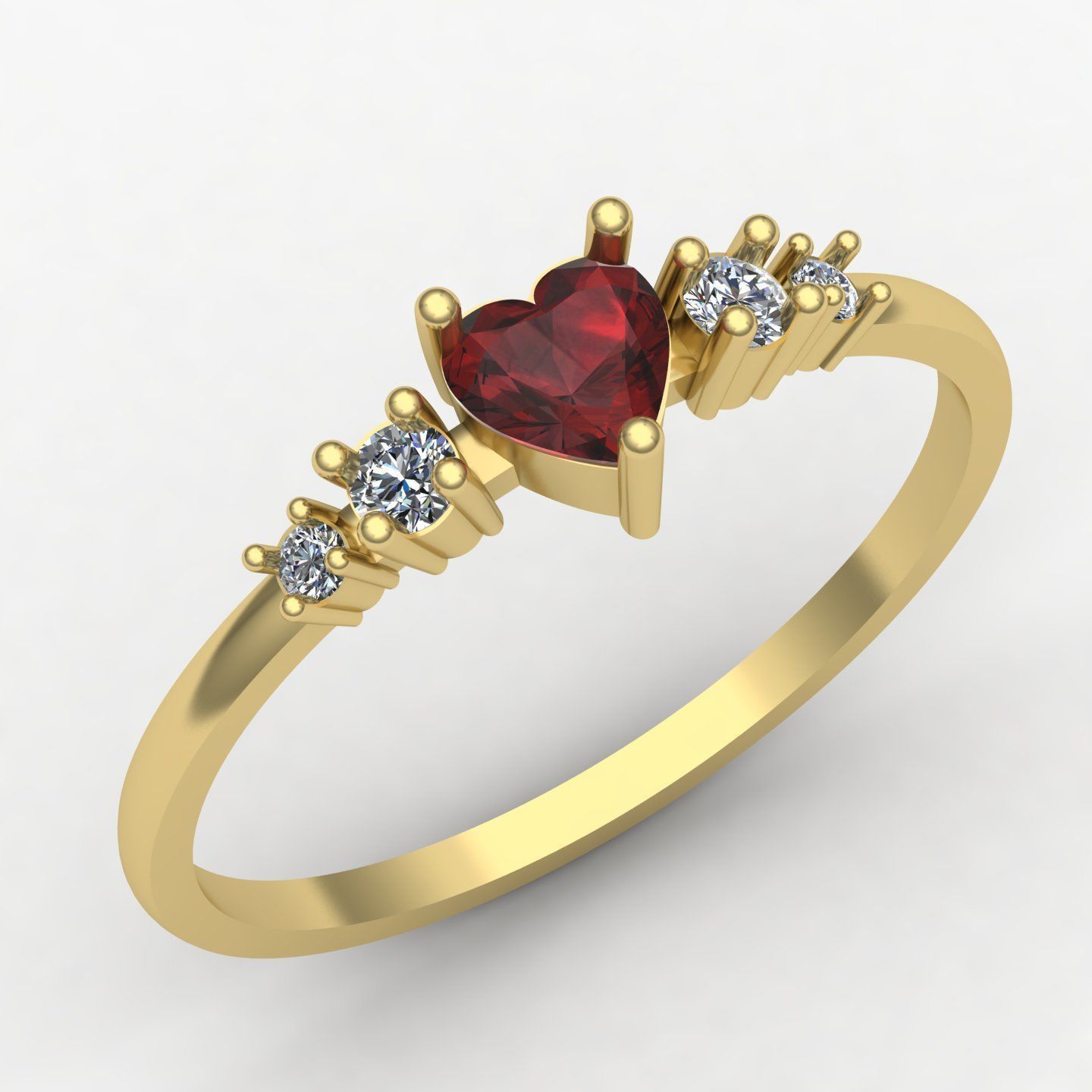 woman ring3 3D print model_7