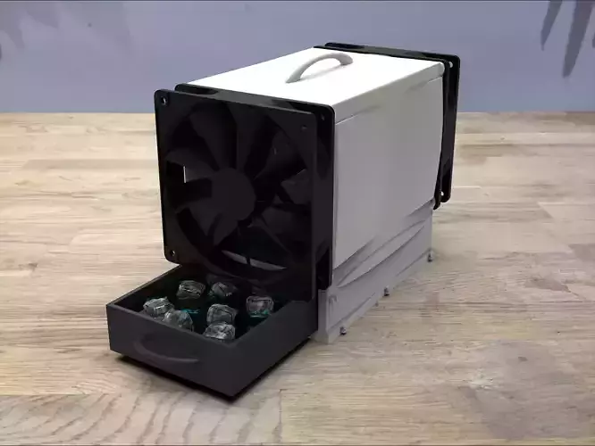 Homemade air conditioner suitable for 3D printing