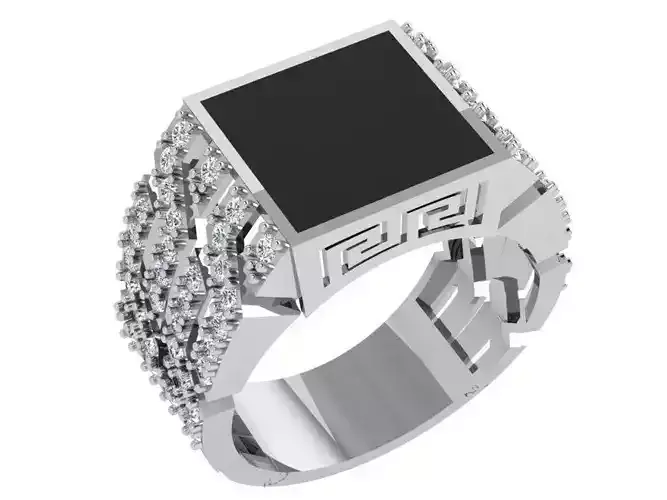 Braided Wide Man Ring 4265