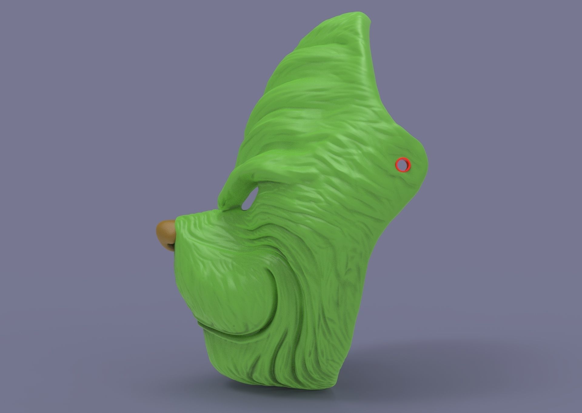 Grinch mask 3D print model_19