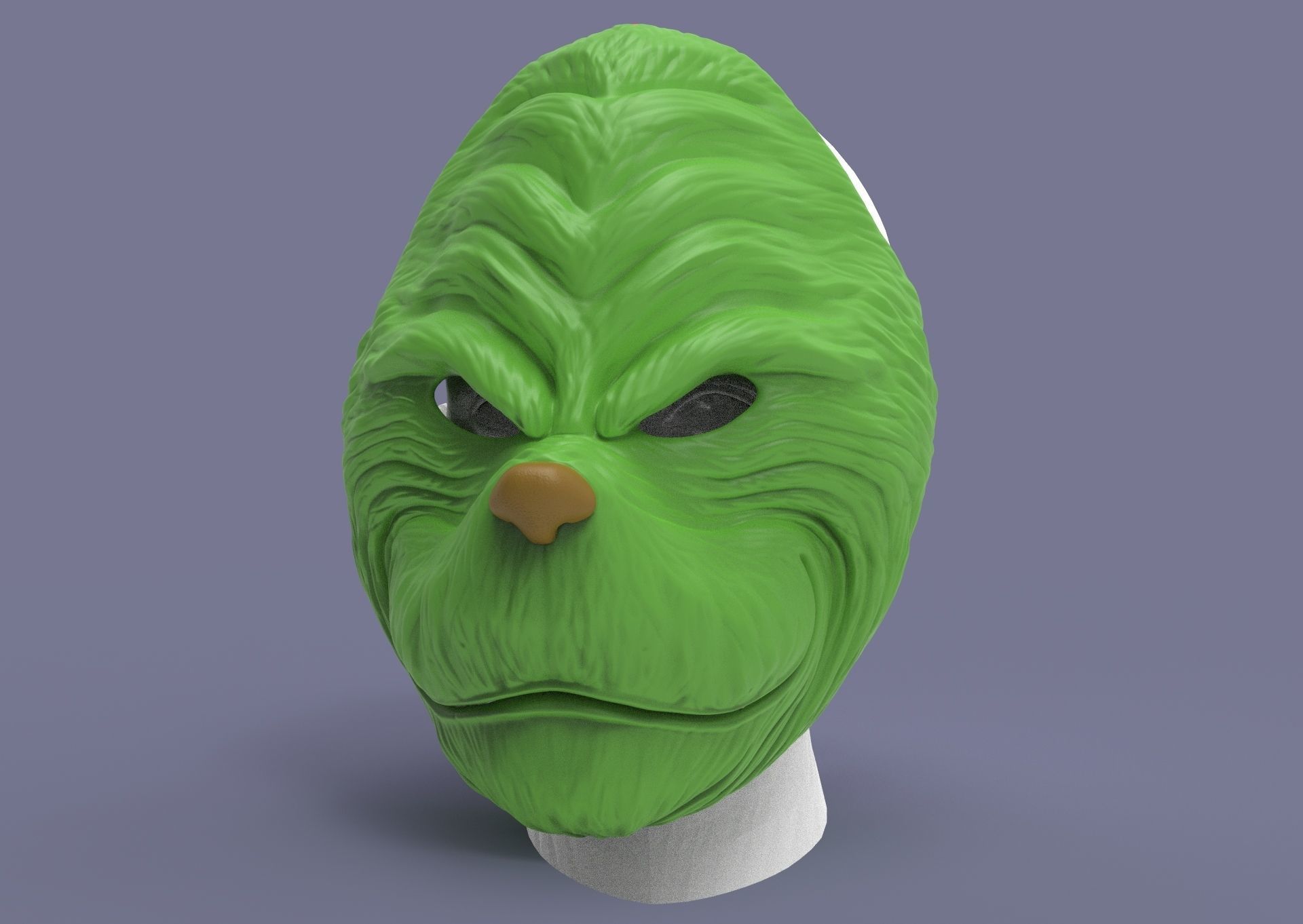 Grinch mask 3D print model_1