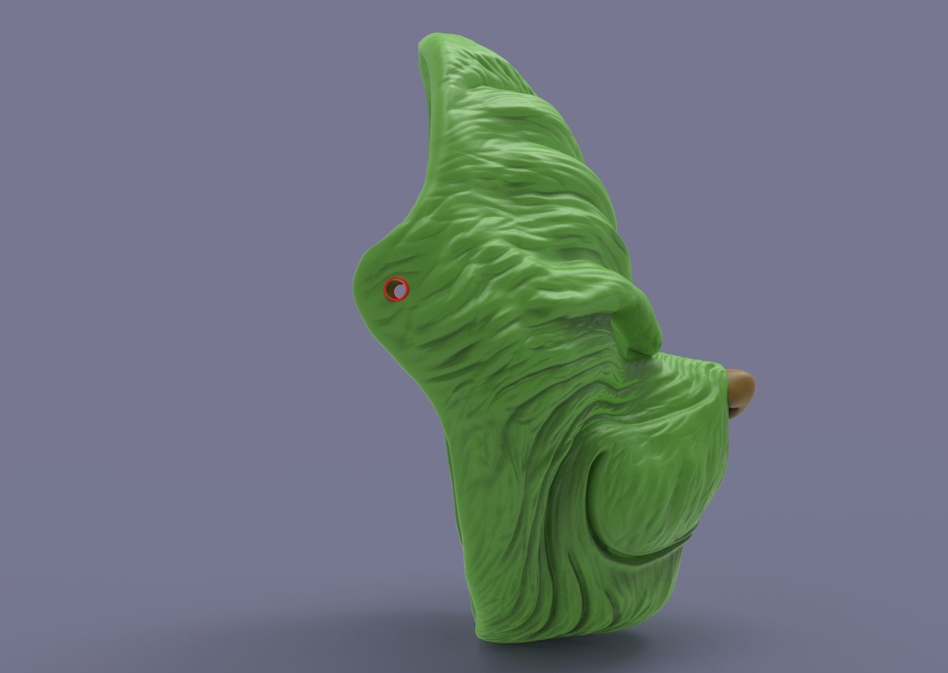 Grinch mask 3D print model_26