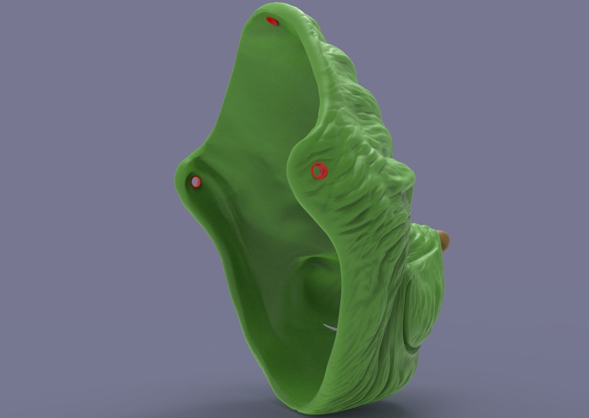 Grinch mask 3D print model_25